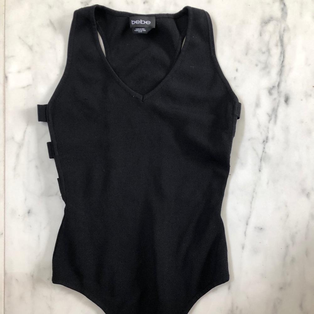 Bebe Strappy Back Bodysuit